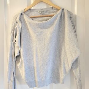 All Saints Sweater light grey medium size
